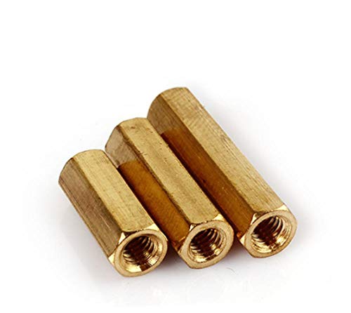 Columna de cobre de alta calidad con rosca hexagonal doble M4 de 30mm de largo 8