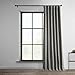 HPD Half Price Drapes - Faux Linen Curtains for Living Room (1 Panel) - 50W X 108L - Textured Room Darkening Curtains for Bedroom 108 Inches Long - Drapes for Home Decor, Blazer Grey