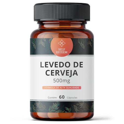 Levedo De Cerveja 500mg 60 Cápsulas, Self Esteem