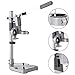 Double Holes Electric Workstation Drill Press Stand Adjustable Desktop Drill Stand Bench Top Table Drill Holder Repair Tool Clamp Bracket