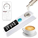 スマートコーヒー濃度計 デジタルブリックス屈折計 温度補正機能付き 0~32%ブリックス 0~26%ドリップコーヒー TDS濃度計 2秒クイックテスト
