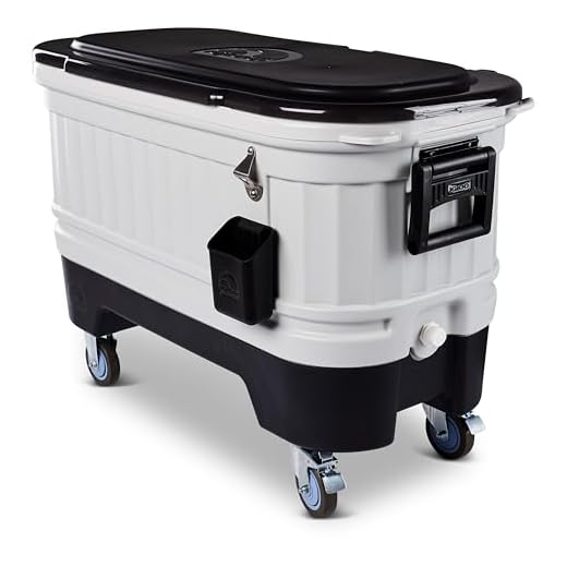 Igloo 125 qt Gray Party Bar Wheeled Cooler
