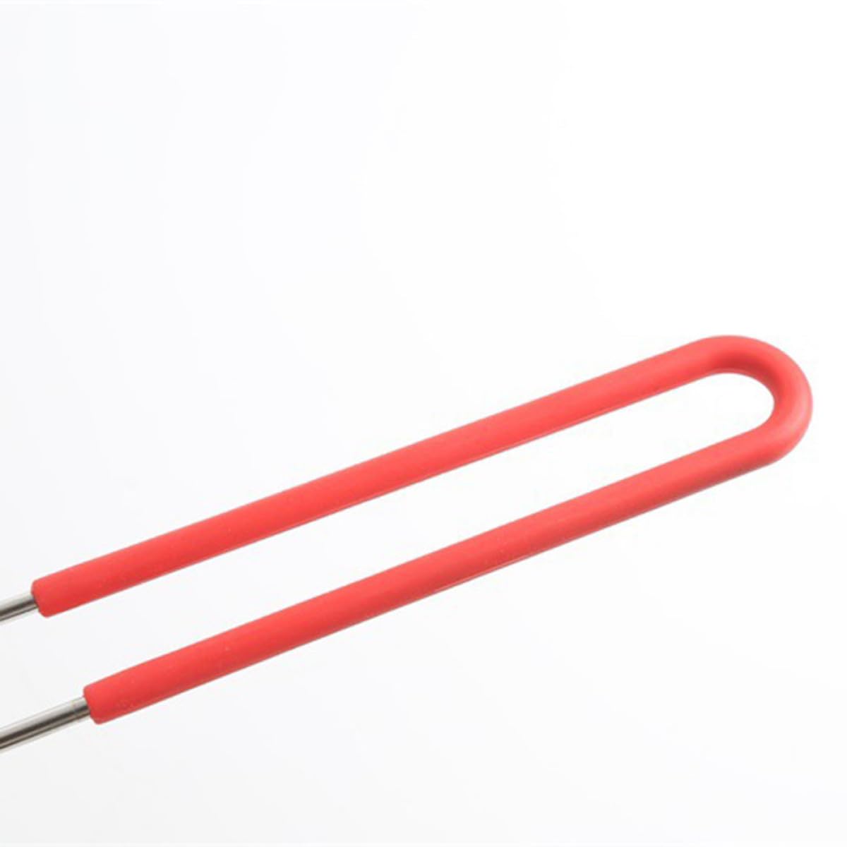 MAGICLULU Colador de Acero Inoxidable 304 de 18cm, Cuchara Coladora Agujeros Finos, Resistente al Calor, para Frituras y Pasta, Uso Doméstico y Profesional, Utensilio de Cocina Esencial
