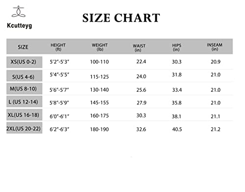 Kcutteyg Yoga Pants For Women With Pockets High Waisted Leggings Workout Sports Running Athletic Pants (Capri White, Large) #TOP5