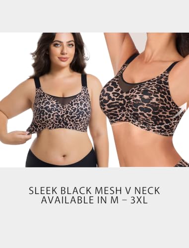 Image of Wireless Bras for Women No Underwire Seamless Buttery Bralettes Smoothing Women's Bras Full Coverage Shapedly Bra