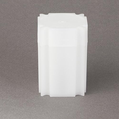 (10) Coinsafe Brand Square White Plastic (Large Dollar) Size Coin Storage Tube Holders image 2
