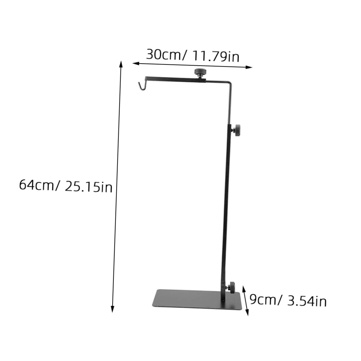 Toddmomy Supporto per Lampada Professionale Regolabile in Metallo per Terrari e Acquari, Base Compatta Resistente per Lampade Riscaldanti Rettili e Animali Domestici, Pratico per Uso Quotidiano