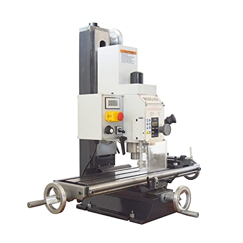 Intsupermai Mini Milling Machine Benchtop Milling Machine R8 Milling/Drilling Machine 7"X27" Mill/Drill 1100W Brushless Motor #TOP2