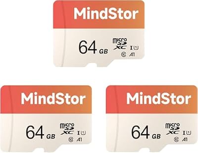 Micro SDHC 32GB Memory Card, MindStor 90MB/s Read Speed TF Card with Adapter, U1, A1 Rated, HD Video Support, Waterproof, for Security Camera, Dash cam, 3 Pack
