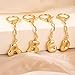 Initial Keychains for Women, Gold Fashion Charm Letter Key Chain Copper Bubble Alphabet Key Ring for Bag Purses(K)