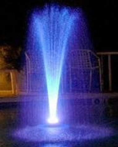 Ocean Mist Floating Fountain w/ 48 LED (white)-600 gph