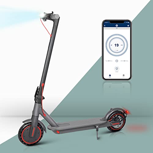 Patinete Electrico Adultos, Motor De 350W Y BateríA De 36V 7,5 AH, NeumáTicos De Panal De 8,5 Pulgadas, Carga De 265 Libras, Patinete RáPido Plegable, Control De Aplicación