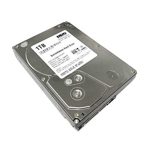 MaxDigitalData 1TB 32MB Cache 7200PM SATA 3.0Gb/s 3.5" Internal Surveillance CCTV DVR Hard Drive (MD1000GSA3272DVR) - w/ 2 Year Warranty (Renewed)