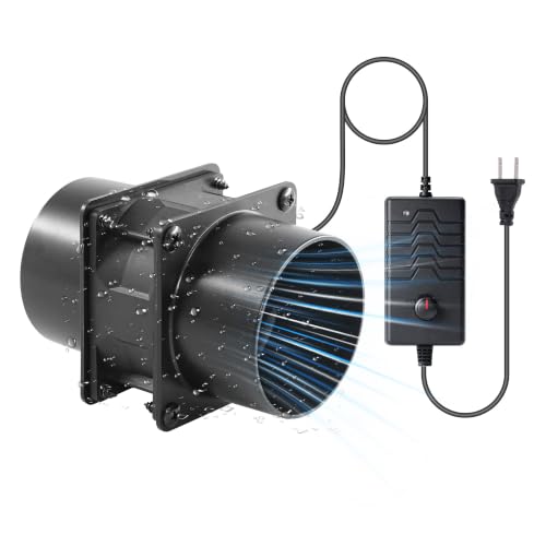 3.15” 12V DC Exhaust Duct Fan