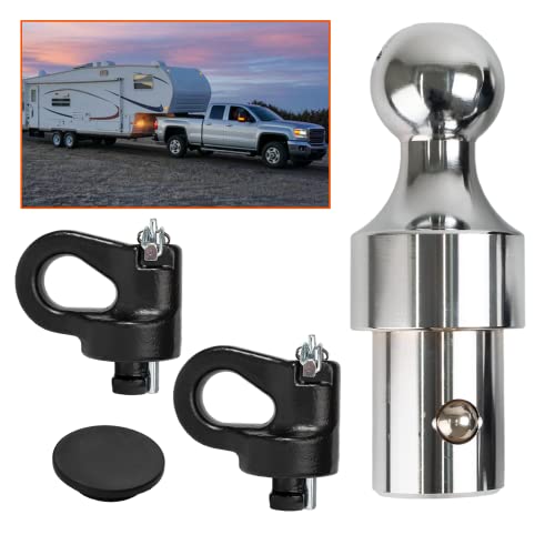 Boeeda 60692 Oem Puck System Gooseneck Hitch Kit, 30K, 2-5/16“ Gooseneck Ball Kit Compatible With Ford F250 F350 F450,Chevrolet Silverado 2500 Hd 3500 Hd,Gmc Sierra 2500 Hd 3500 Hd, Nissan Titan Xd #TOP2