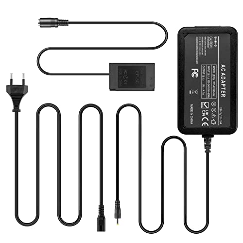 Eh 5 Adaptador de CA EP 5C Acoplador de CC EN EL20 Batería ficticia para cámaras Nikon 1 J1,1 J2,1 S1,1 J3, Coolpix A,1 AW1,1 V3, Nikon DL24 500, CoolPix P1000, CoolPix P950