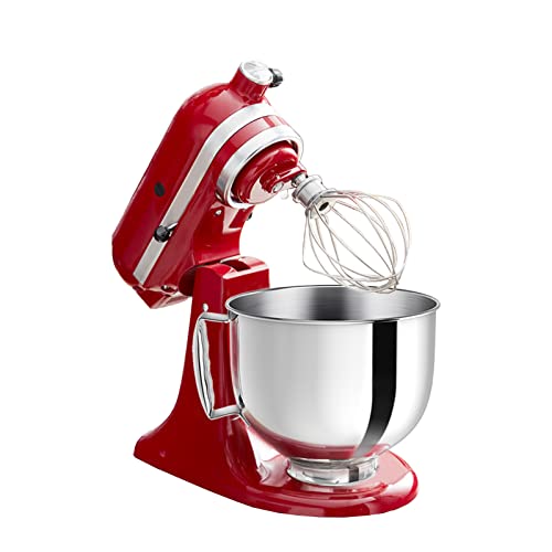 Stainless Steel Mixer Bowl Fit For Kitchenaid Artisan&Classic Series 4.5-5 Qt Tilt-Head Mixer, 5 Quart Mixing Bowl With Handle. #TOP1