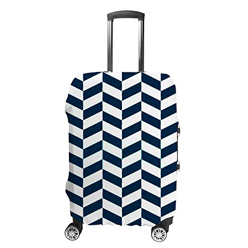 Housse de transport pour bagages bleu blanc accessoire de valise