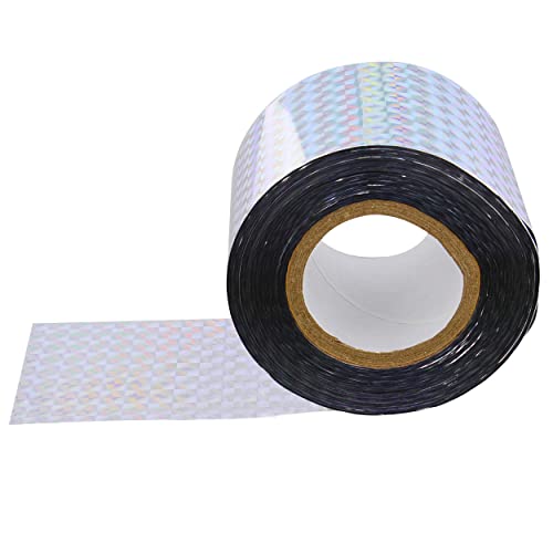 Rural365 Reflective Bird Deterrents Tape - 2in x 350ft Silver 2pk Garden Bird Deterrent Devices Outdoor Bird Scare Tape - Thumbnail 2