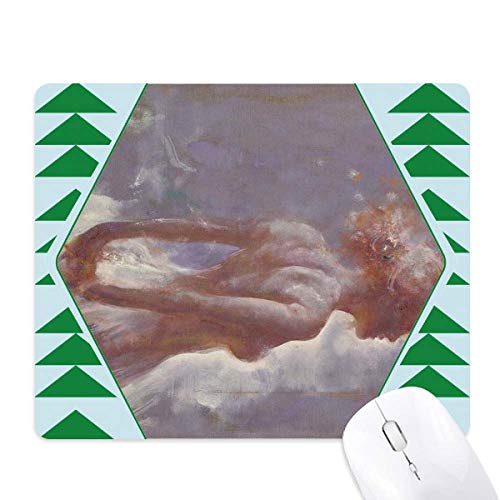 Tapis de souris green pine tree antidérapant pour éviter les glissements