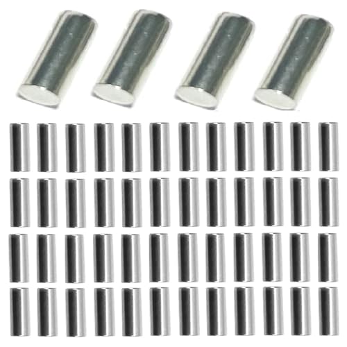 SUNCN 60個 3mm x 6mm ダボピン、3mm メタルダボピン M3 シェルフペグ、サポートシェルフ、3mm メタルロッド。ベアリング合金スチール木製二段ベッドペグ