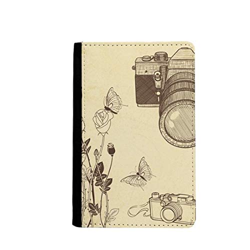 Étui portefeuille appareil photo pour ranger passeport et cartes