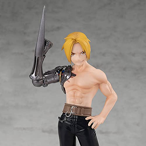 Nc Fullmetal Alchemist Collection Action Figures, 15.5Cm Edward Elric Anime Collectible Statue, Handmade Decorative Model, Pvc Environmental Protection Materials Ornaments Gift #TOP4