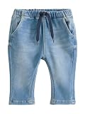NEXT Jungen Superweiche Jeans mit Stretch zum Hineinschlüpfen Hellblau 92-98
