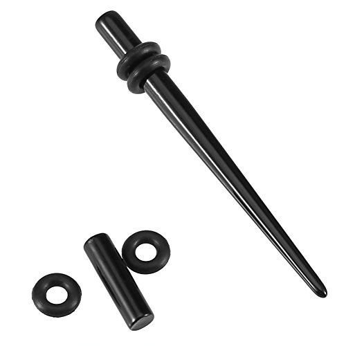 ZJchao 36 peças expansor de orelha, conjunto de alargadores de orelha 14G-00G, conjunto de alargador
