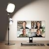 Luz de Zoom para Computadora, Iluminación de Escritorio Ajustable para Videollamadas, 30 Modos de Luz para Videoconferencias, Luz de Anillo de Escritorio con Soporte para Webcam, Reuniones, Transmisiones en Vivo, Oficina en Casa. CRI 97.8 2
