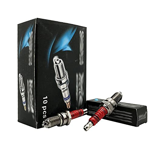 Bougie d'allumage Fiche d'allumage Moto de Moto Super D8TC 1PC à Trois électrodes 125cc D8TJC / Ajustement pour DR8EA D8EA DR8EIX DPR8EA-9 DPR8EIX-9 IX24 X24ESR-U HG22 (Color : Red) Cover