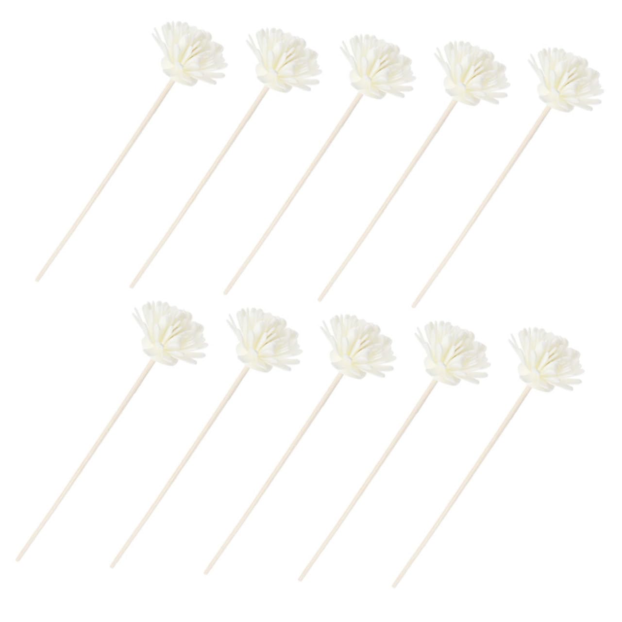 LIFKOME 10Pcs Flower Diffuser Sticks Aromatherapy Diffusers for Home Craftsmanship for Bedroom Living Room and Car for Relaxation