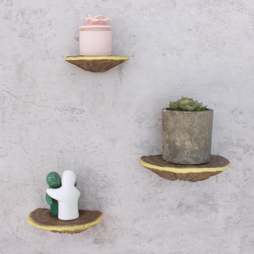 Étagère murale champignon pour habiller un mur vide sans encombrer