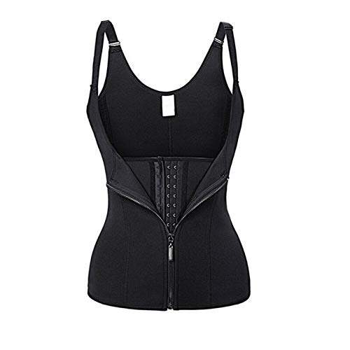 Entrenador de Cintura para Mujer, Chaleco de realce, Faja para el Vientre, Faja Moldeadora de Cuerpo, corsé ceñidor de Cintura, Chaleco con Cremallera de Talla Grande S-3Xl Shapewe