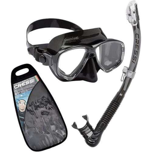 CRESSI Marea Mask & Alpha Ultra Dry Snorkel Set