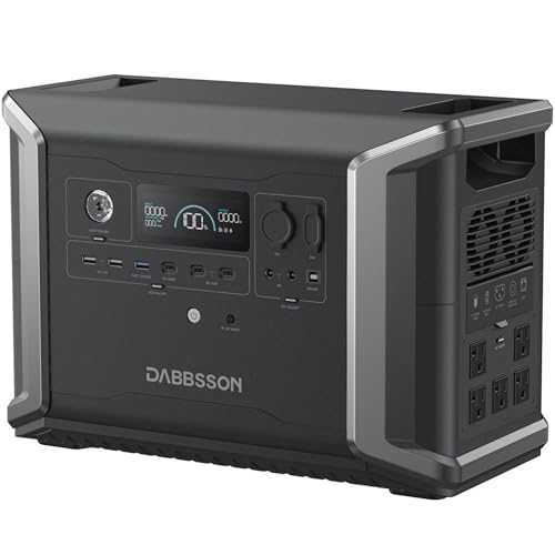 Dabbsson Tragbare Powerstation 2330Wh, Erweiterbar bis 16660Wh,...
