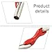 Brick Jointer Set: Masonry Pointing Tool with Ergonomic Trowel Kit, Steel Brick For Edger for Concrete Seam Finisher and Wall Trimmer, 4 Sizes(Red)
