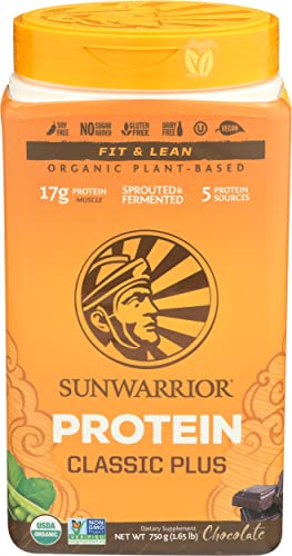 Sunwarrior Classic Plus (750g) Chocolate, 1 Units