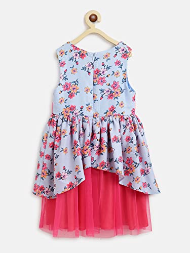 Image of Nautinati Polyester Dress for Kids Girls Mini Casual