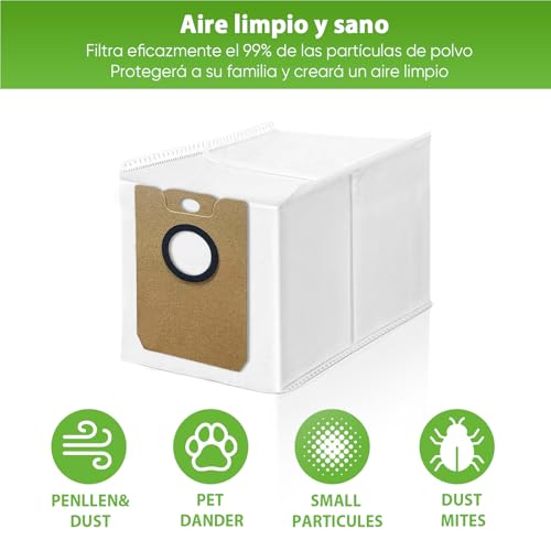 Miniatura 5 de 8 Bolsas De Recambio Para Conga 2299 2499 7490 8290 Repuestos Recambio 4.5l Compatible Con Cecotec Immortal Ultra Power Excluye 7490 Ultimate Genesis