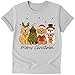 Merry Christmas Family T-Shirt – Handmade - Customizable Backside Text with Name, Year or Text | Personalized for Family, Friends & Couples