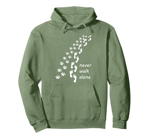 Mai camminare da solo. Tshirt regalo per padrona di cane