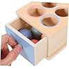 UPKOCH Caja De Clasificación De Bloques Montessori Juguete Educativo De Colores y Formas Geométricas Primera Infancia Juguete Sensorial para Bebés De Meses #3