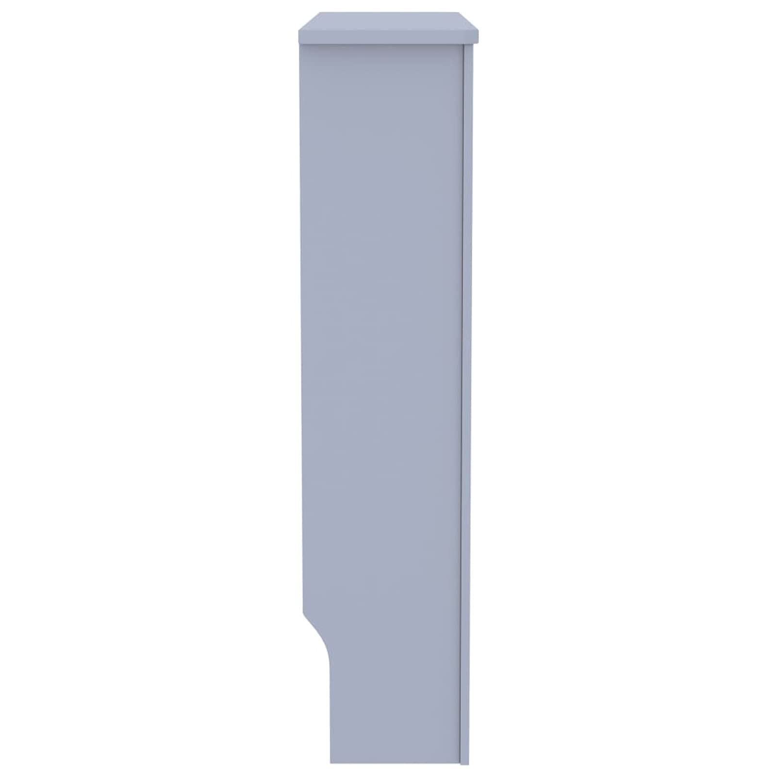Homgoday Cache-radiateur en MDF gris 78 cm - Cache-radiateur moderne - Pour couloir - Armoires murales décoratives pour salon - 1378