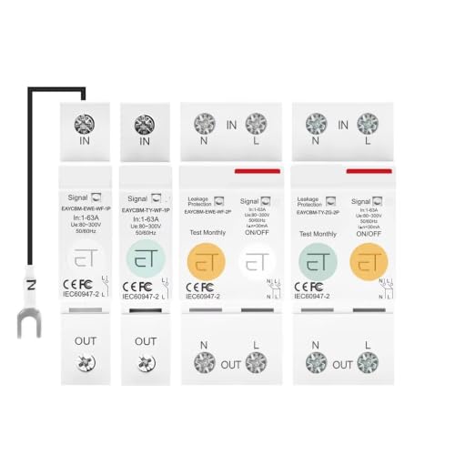 Circuit Breaker MCB Timer Relay Switch Energy Meter KWh Voltage Current Protector(2p,T z)