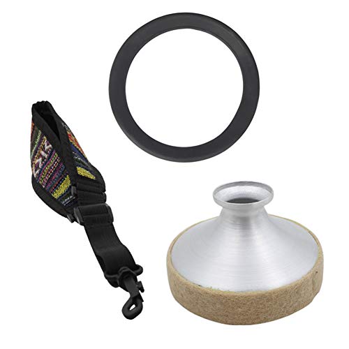 image for Absir 3pcs Alto Saxophone Silencer Set Aluminum Alloy Mute+Mute Ring+E