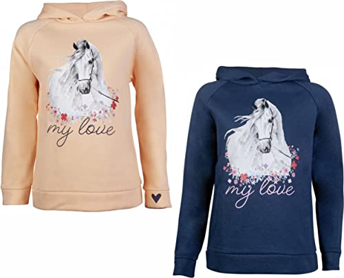 Sweat à capuche fille HKM Horse Spirit vêtement équitation enfant confortable