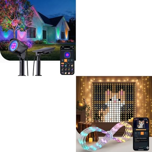 Linkind Solar Light Review 6 Linkind Smart Spotlights with Smart Curtain Lights for House Decor