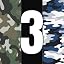 (3 pack) Black, Arctic Camo, Military Camo