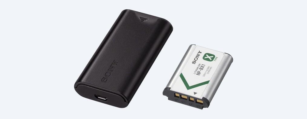 Cargador de batería Sony ACC-TRDCX USB con batería de repuesto 2